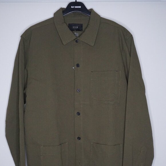 BNWT AW19 NEUW TOPSTITCHED MILITARY SHIRT S - Picture 2 of 8